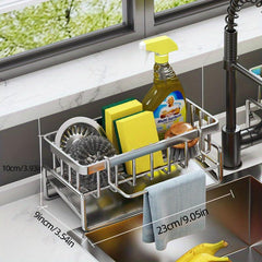 Kitchen Sink Drain Basket - Tableware & Fruit Vegetable Drying Rack