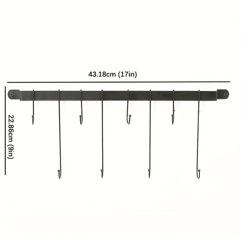 Multifunctional Storage Hook with Long and Short Hooks for Kitchen Mug Holder