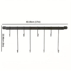 Multifunctional Storage Hook with Long and Short Hooks for Kitchen Mug Holder