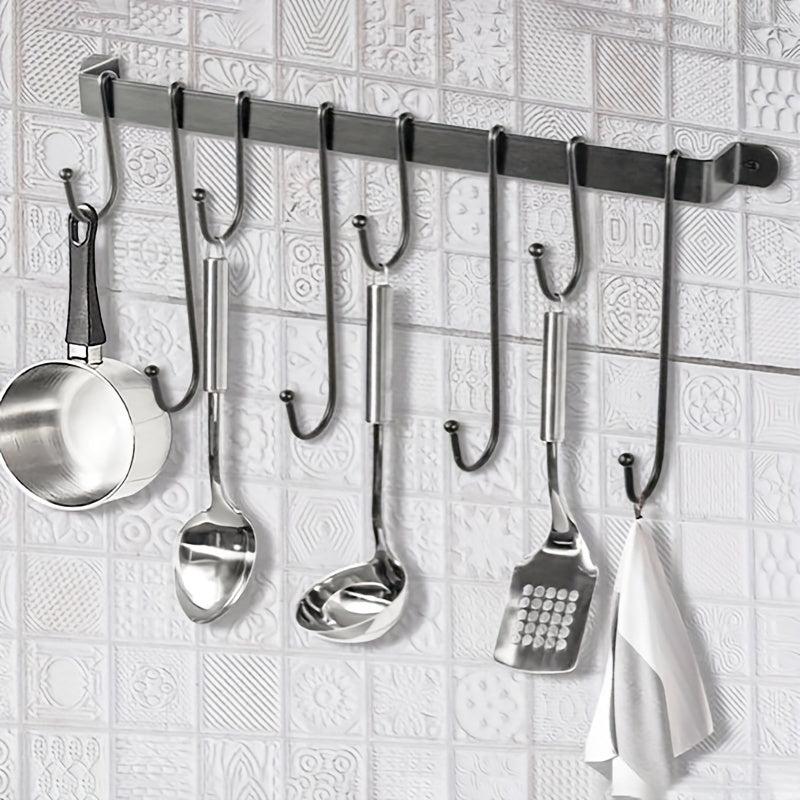 Multifunctional Storage Hook with Long and Short Hooks for Kitchen Mug Holder