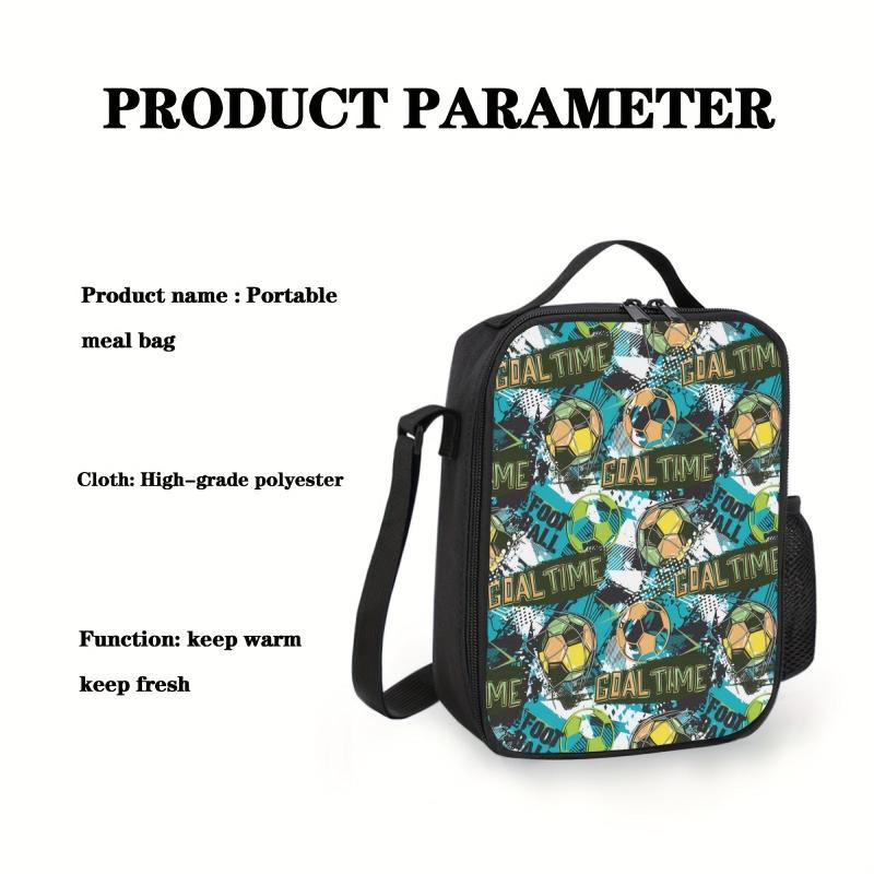 Robot Bento Bag Ice Pack Waterproof Lunch Box Picnic Bag