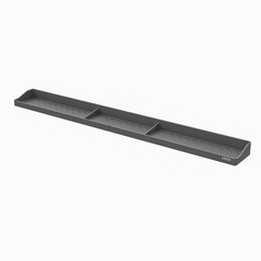 Silicone Stove Top Shelf Magnetic Kitchen Spice Rack Organizer Dark Grey