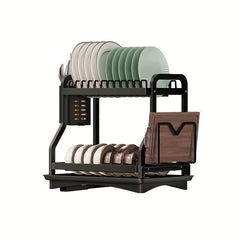 2-Tier Kitchen Rack Tableware & Seasoning Rack