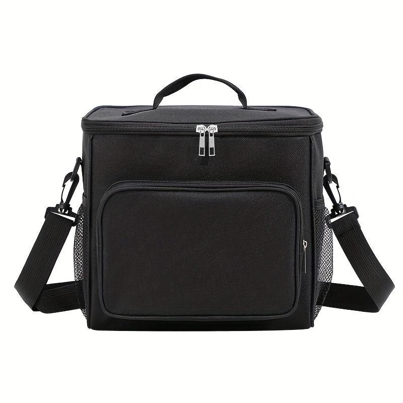 Insulated Lunch Bag w/ Adjustable Strap for Picnics & On the Go Meals