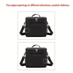 Insulated Lunch Bag w/ Adjustable Strap for Picnics & On the Go Meals