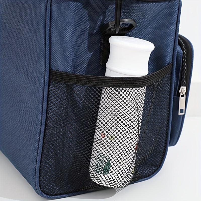 Insulated Lunch Bag w/ Adjustable Strap for Picnics & On the Go Meals