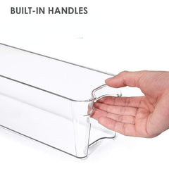 Breastmilk Storage Container Clear Freezer Organizer Bin Plastic Storage Bins