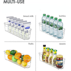 Breastmilk Storage Container Clear Freezer Organizer Bin Plastic Storage Bins