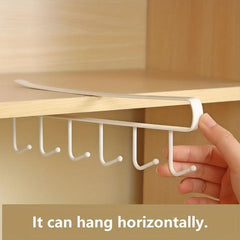 Punching Household Storage Hook Shelf Nail Adhesive Kitchen Utensils Hanging