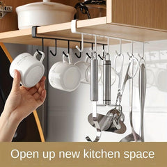 Punching Household Storage Hook Shelf Nail Adhesive Kitchen Utensils Hanging