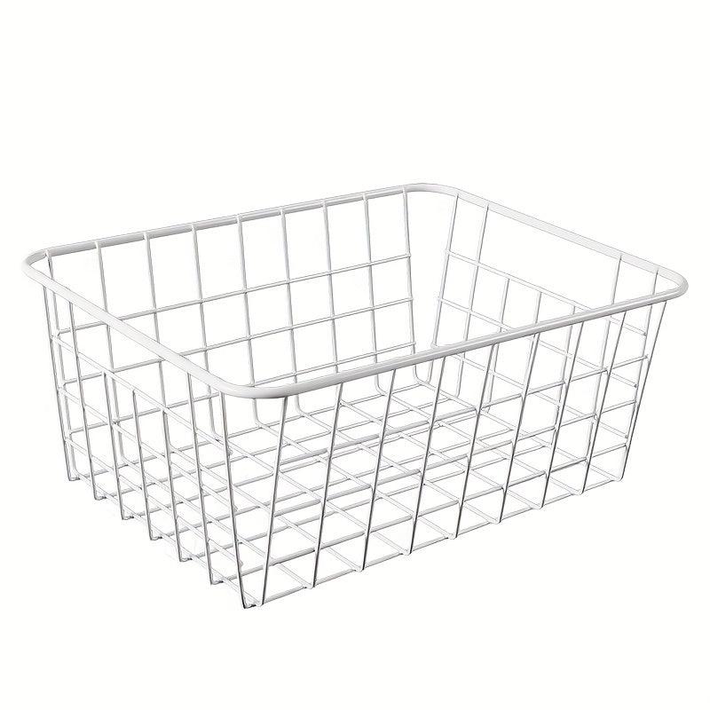 Iron Storage Basket Desktop Storage Box Cosmetic Shelf Household Supplies