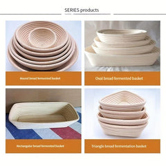 1pc Round Bread Fermented Basket Dough Proofing Baskets Baking Supplies