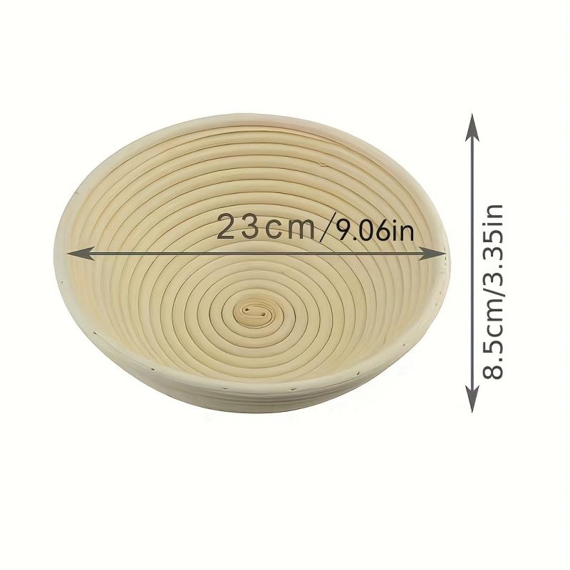 1pc Round Bread Fermented Basket Dough Proofing Baskets Baking Supplies
