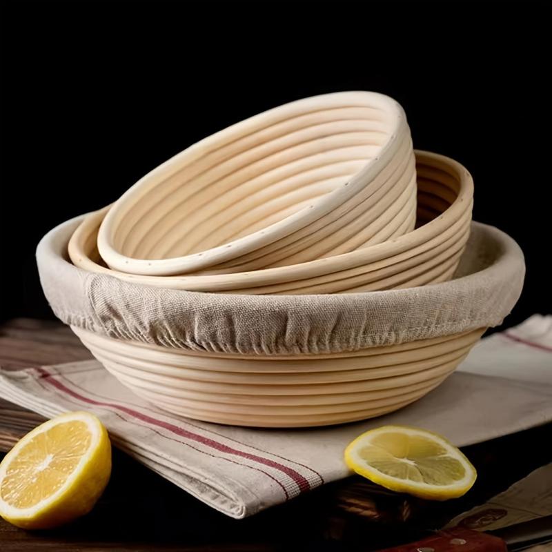 1pc Round Bread Fermented Basket Dough Proofing Baskets Baking Supplies