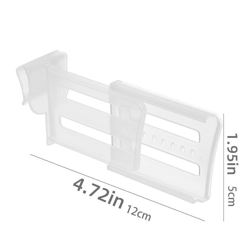 4pcs Extendable Plastic Fridge Partition Keep Food Organized