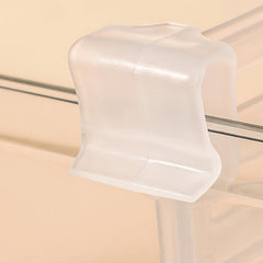 4pcs Extendable Plastic Fridge Partition Keep Food Organized