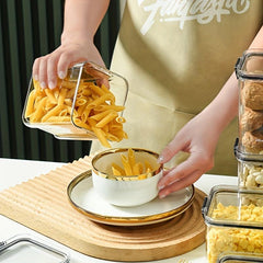 Airtight Food Storage Containers Stackable for Cereal Rice Pasta