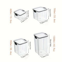 Airtight Food Storage Containers Stackable for Cereal Rice Pasta