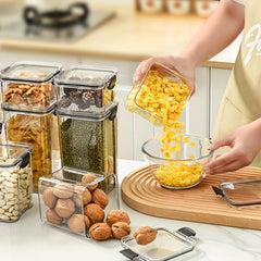 Airtight Food Storage Containers Stackable for Cereal Rice Pasta