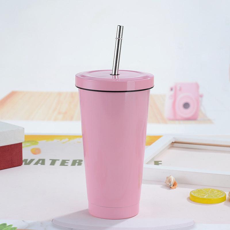 500ml Stainless Steel Insulated Iced Coffee Tumbler