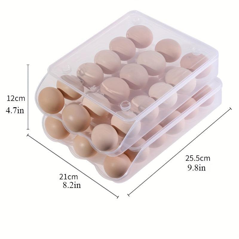 Egg Holder Anti-Fall Storage Container Large Capacity