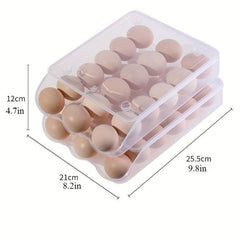 Egg Holder Anti-Fall Storage Container Large Capacity