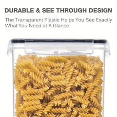 6pcs BPA-Free Airtight Containers - Ideal for Candy, Cereal, Pasta