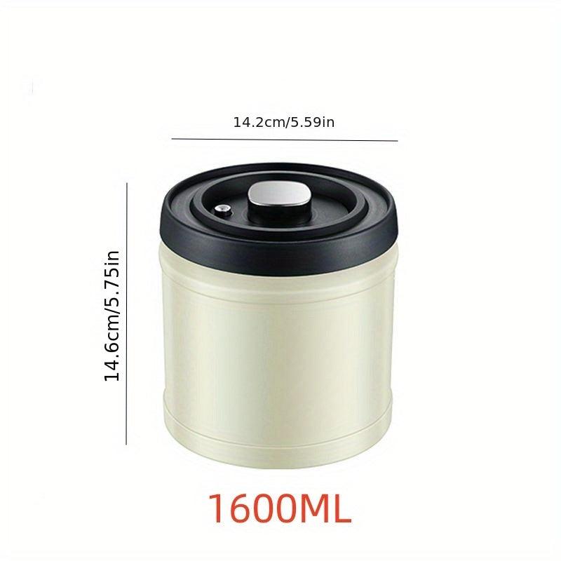 Stainless Steel Vacuum Can for Coffee Beans Tea Leaves Nuts and Snacks