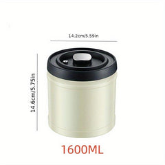 Stainless Steel Vacuum Can for Coffee Beans Tea Leaves Nuts and Snacks