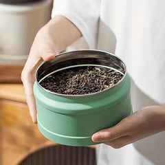 Stainless Steel Vacuum Can for Coffee Beans Tea Leaves Nuts and Snacks