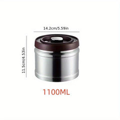 Stainless Steel Vacuum Can for Coffee Beans Tea Leaves Nuts and Snacks