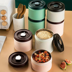 Stainless Steel Vacuum Can for Coffee Beans Tea Leaves Nuts and Snacks