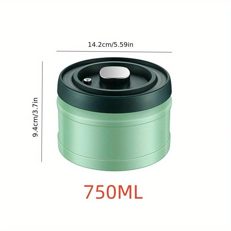 Stainless Steel Vacuum Can for Coffee Beans Tea Leaves Nuts and Snacks