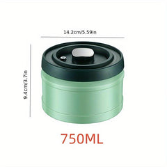 Stainless Steel Vacuum Can for Coffee Beans Tea Leaves Nuts and Snacks