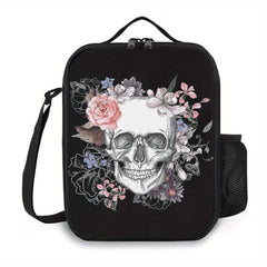 Camouflage Flag Lunch Box Bag Skull Floral Kitten Cat Reusable Lunch Bag Insulat