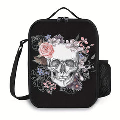 Camouflage Flag Lunch Box Bag Skull Floral Kitten Cat Reusable Lunch Bag Insulat
