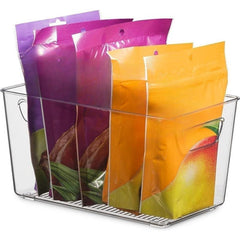 Stackable Plastic Pantry Organizer for Food Fruit Beverage Storage