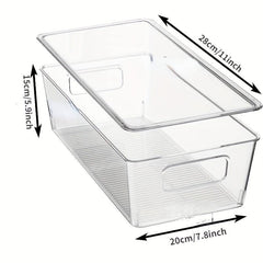 Stackable Plastic Pantry Organizer for Food Fruit Beverage Storage