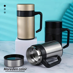 Stainless Steel Coffee Mug Infuser Thermal Tea Insulated Cup