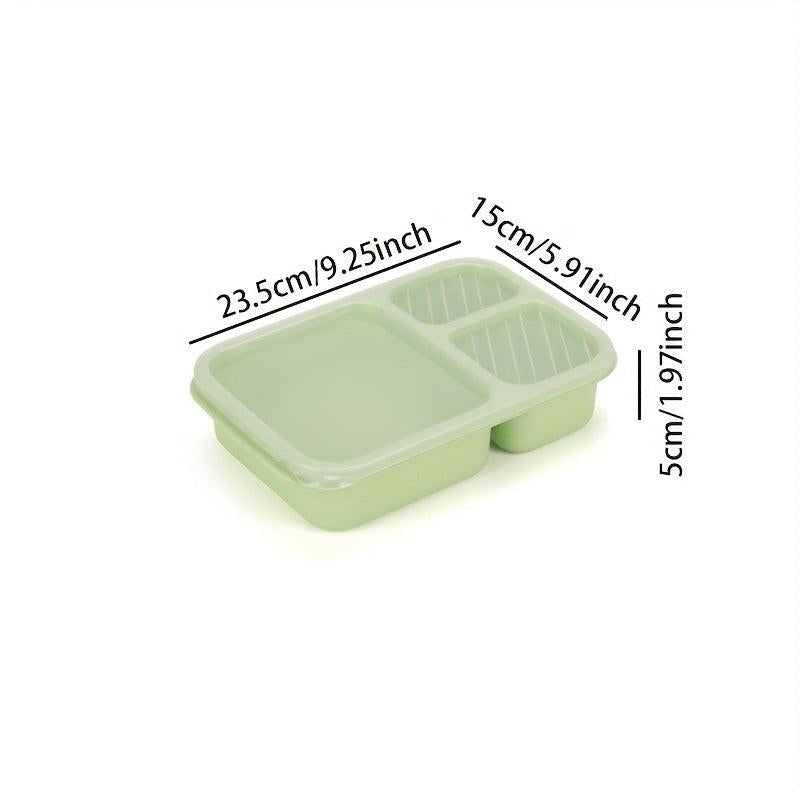 Wheat Straw Divided Bento Box Japanese Style Lunch Box Leakproof