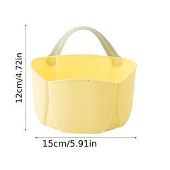 Kitchen Hanging Storage Basket Onion Garlic Ginger Box Wall Vegetable Basket