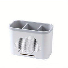 Kitchen Double Layer Drain Cage Cutlery Drainer Storage Rack