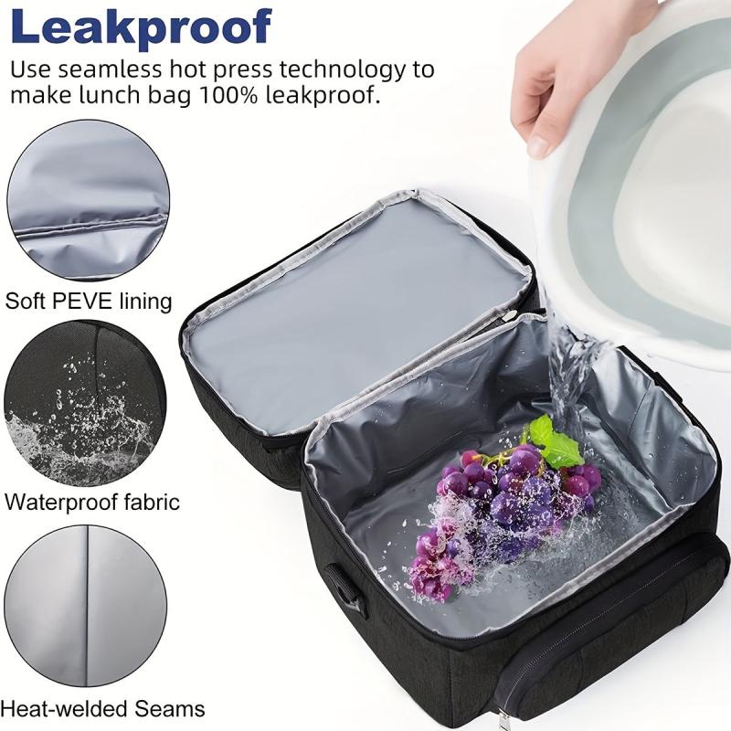 Double Layer Ice Pack Outdoor Picnic Bag Lunch Box Waterproof Bag