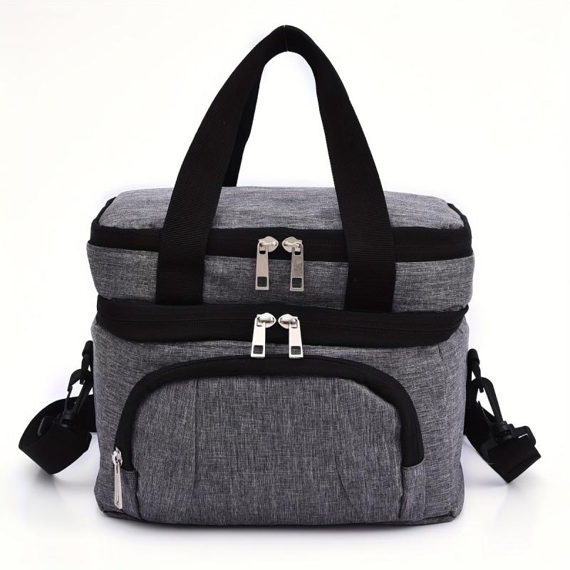 Double Layer Ice Pack Outdoor Picnic Bag Lunch Box Waterproof Bag