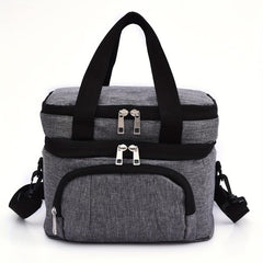 Double Layer Ice Pack Outdoor Picnic Bag Lunch Box Waterproof Bag