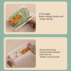 Leak Proof Freezer Bag for Liquid Lunch Fresh Keeping