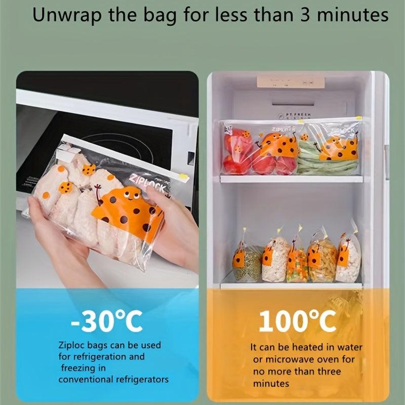 Leak Proof Freezer Bag for Liquid Lunch Fresh Keeping