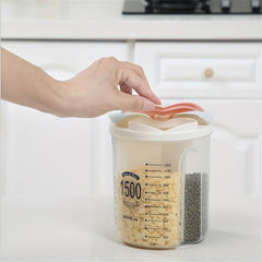 3-Grid Food Storage Containers with Lids - Airtight, Clear, Moisture-Proof