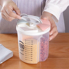 3-Grid Food Storage Containers with Lids - Airtight, Clear, Moisture-Proof