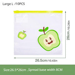 20pcs Fruit & Vegetable Sealed Freezer Bags - Anti-odor Leak Proof